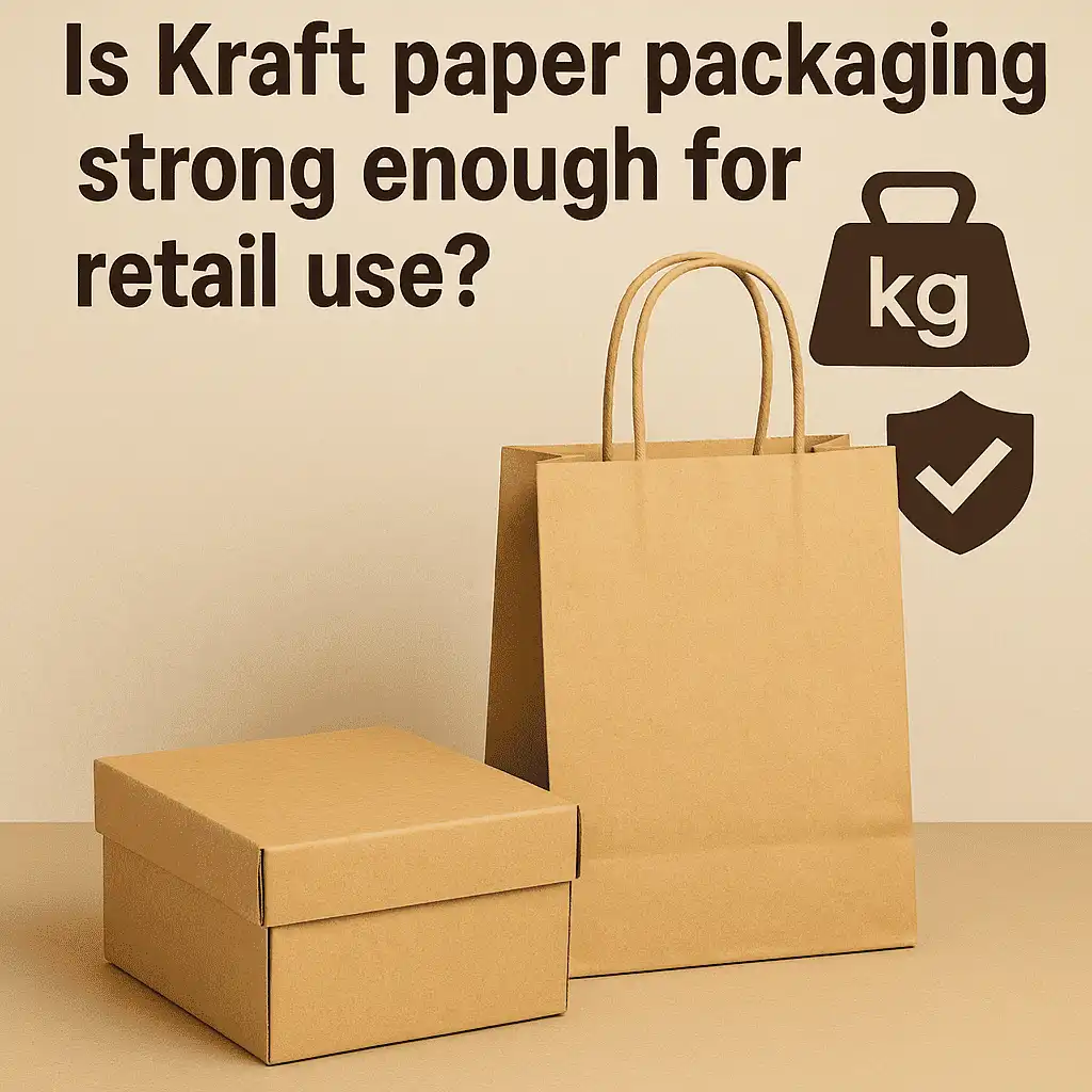 Is Kraft paper packaging strong enough for retail use?